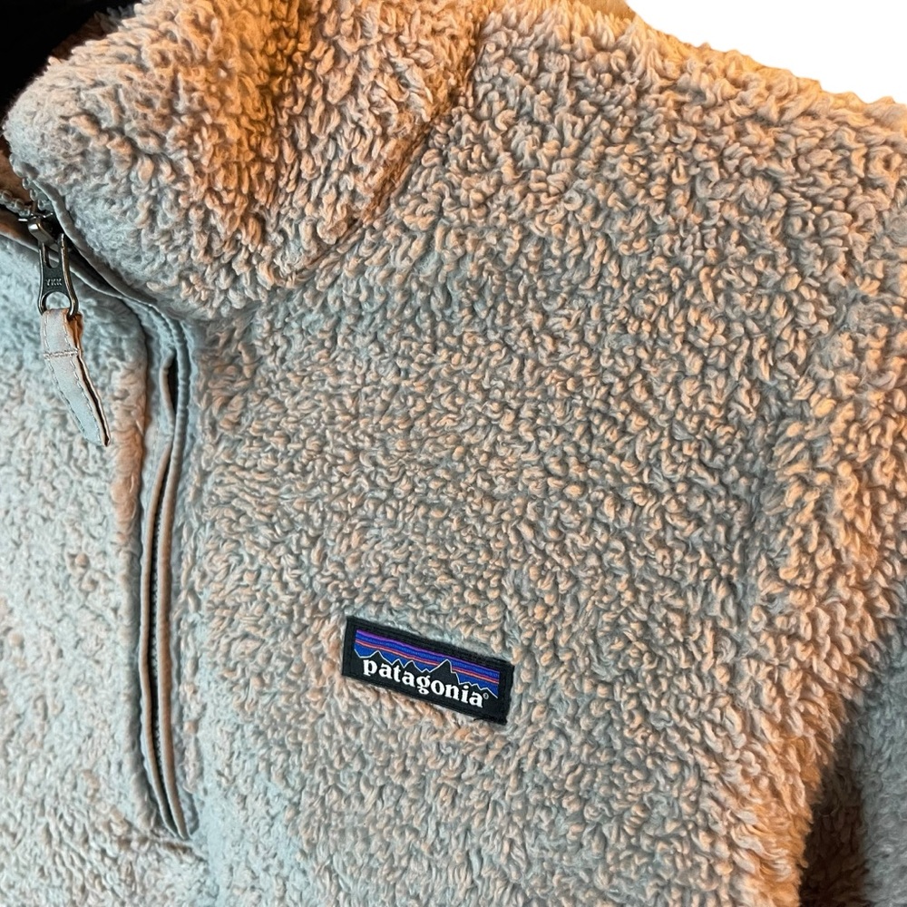 Patagonia Jacket Womens Medium Gray Fleece  Outdoor Hiking Recycled Polyester - Picture 5 of 6
